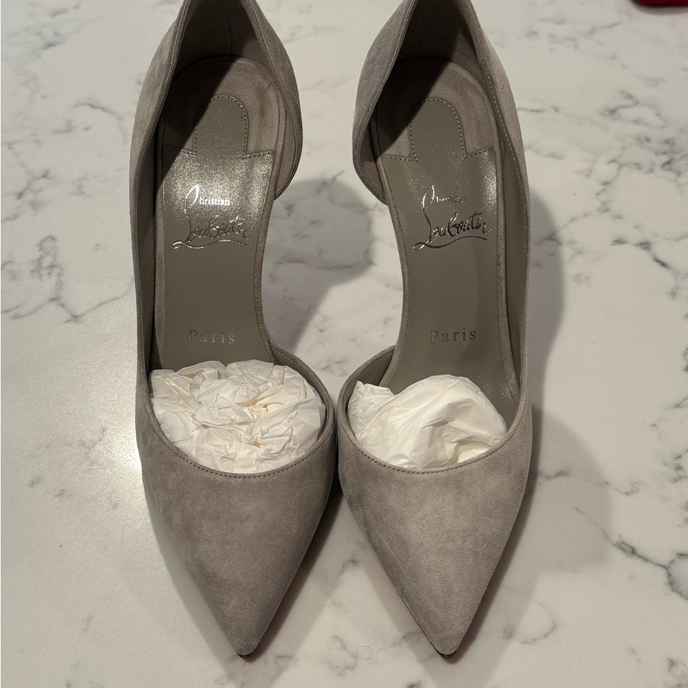 Christian Louboutin Irizia Grey Suede - Picture 5 of 6